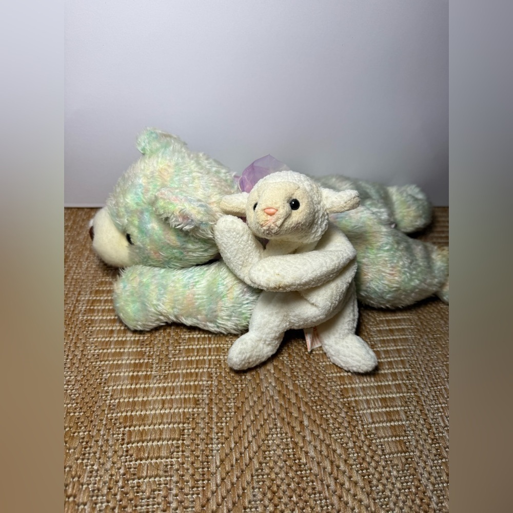 TY The Original Beanie Baby Collection, Fleece &Gumdrop Classic, 2 Beanie Babies